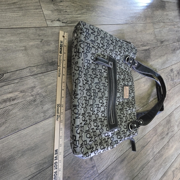 Kenneth Cole Reaction Black and Gray Tote Bag - Picture 10 of 12
